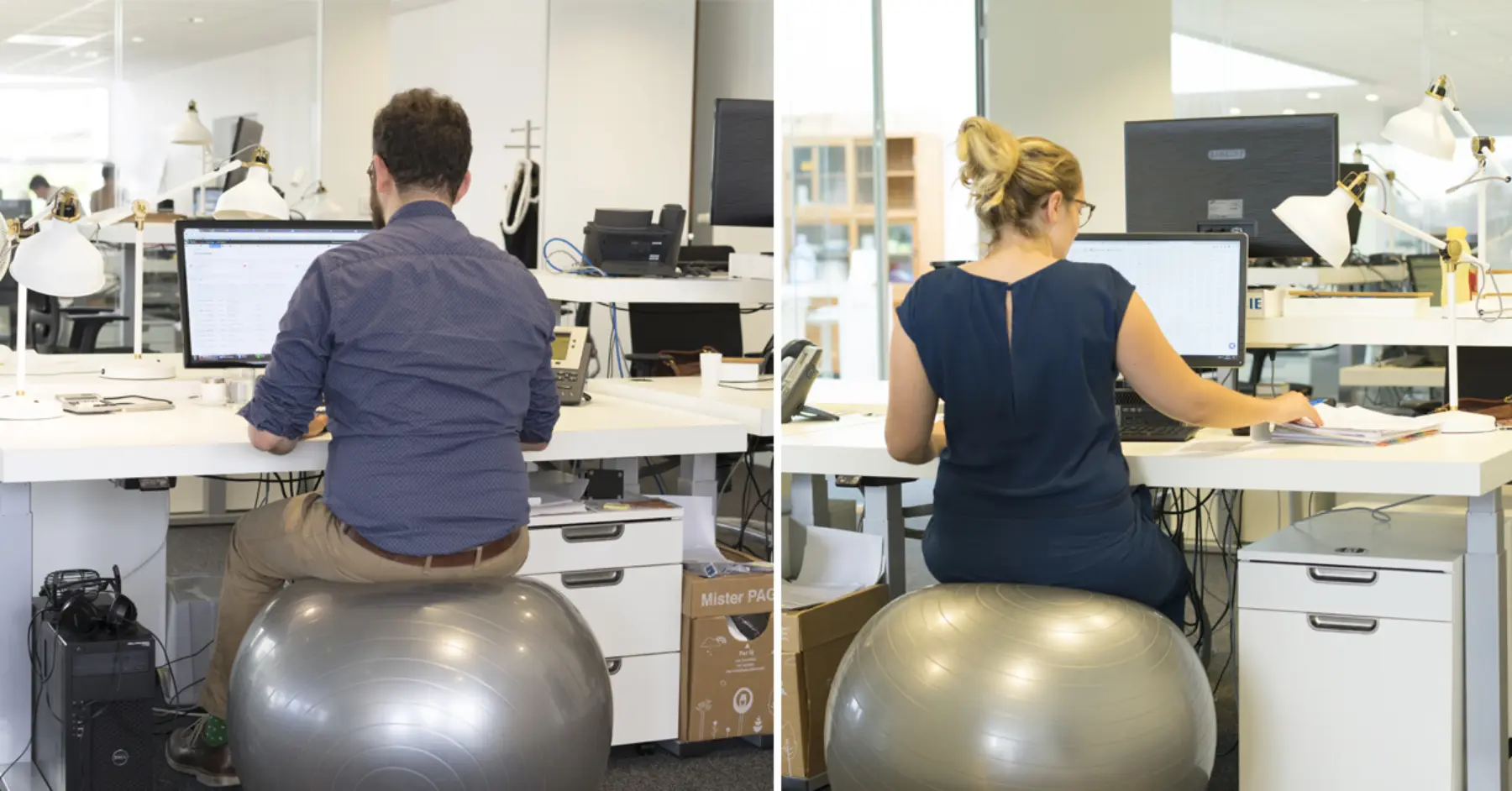 Est-il sûr d&rsquo;utiliser un swiss ball comme chaise de bureau ?