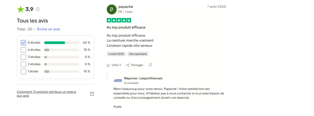 avis le sport français 