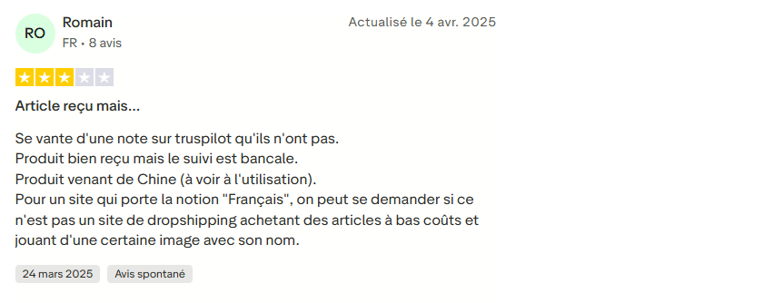 le sport français dropshipping