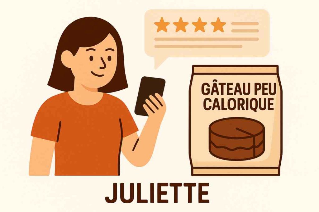 gateau peu calorique industriel avis juliette