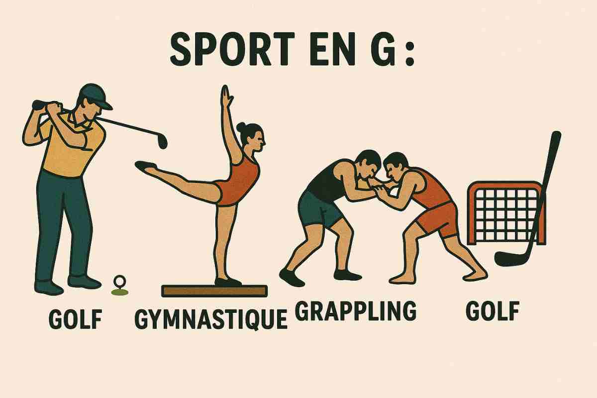Sports en G : liste complète et détaillée