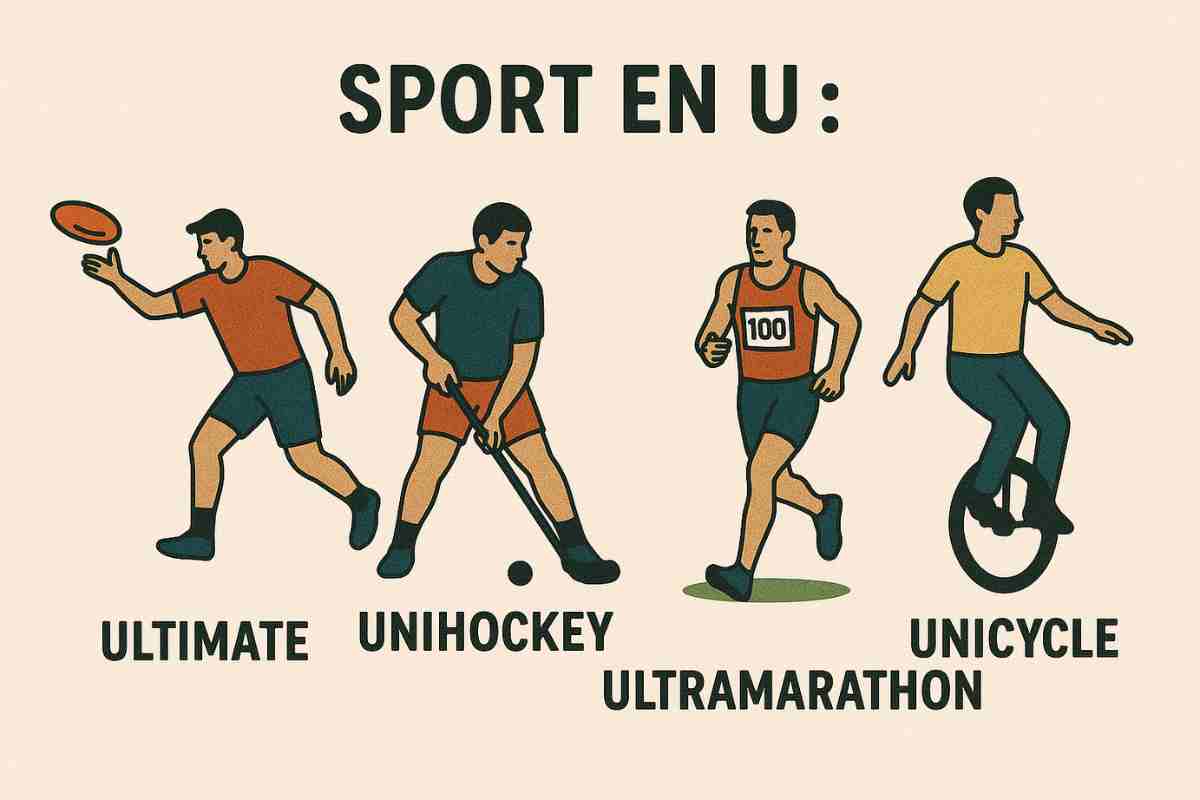 Sports en U : liste complète et détaillée