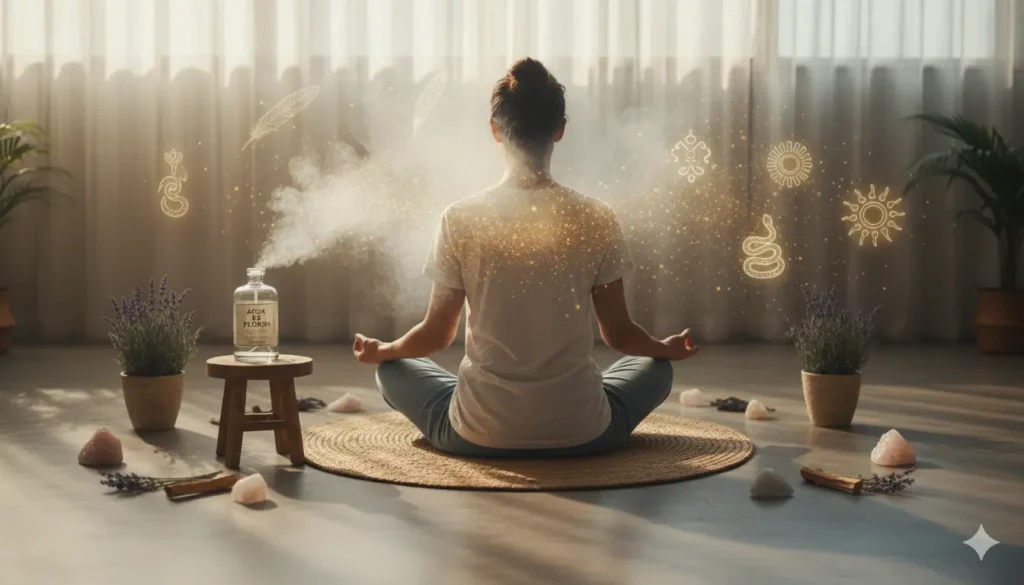 Agua de Florida sur l'état méditatif