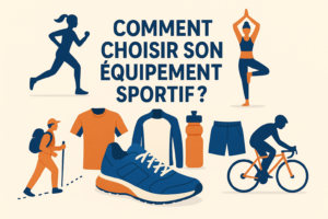 Illustration expliquant comment choisir équipement sportif selon sa pratique